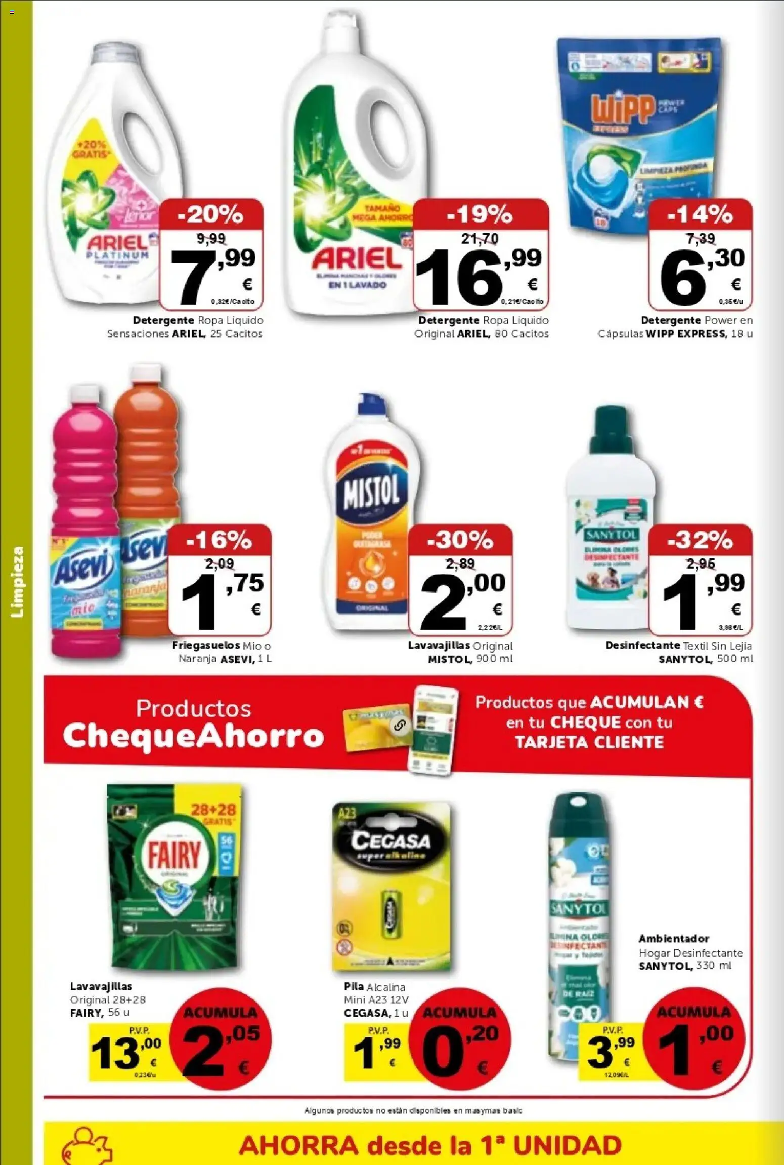 Masymas folleto │ válido desde el 16/10/2026 | Página: 18 | Productos: Cápsulas, Ropa, Lavavajillas, Ambientador
