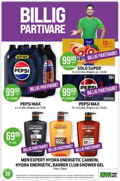 Forhåndsvisning av PEPSI MAX, 15 x 0,33 liter, Ringnes, pr. l 20,00 gyldig fra 21/09/2026 | Side: 10