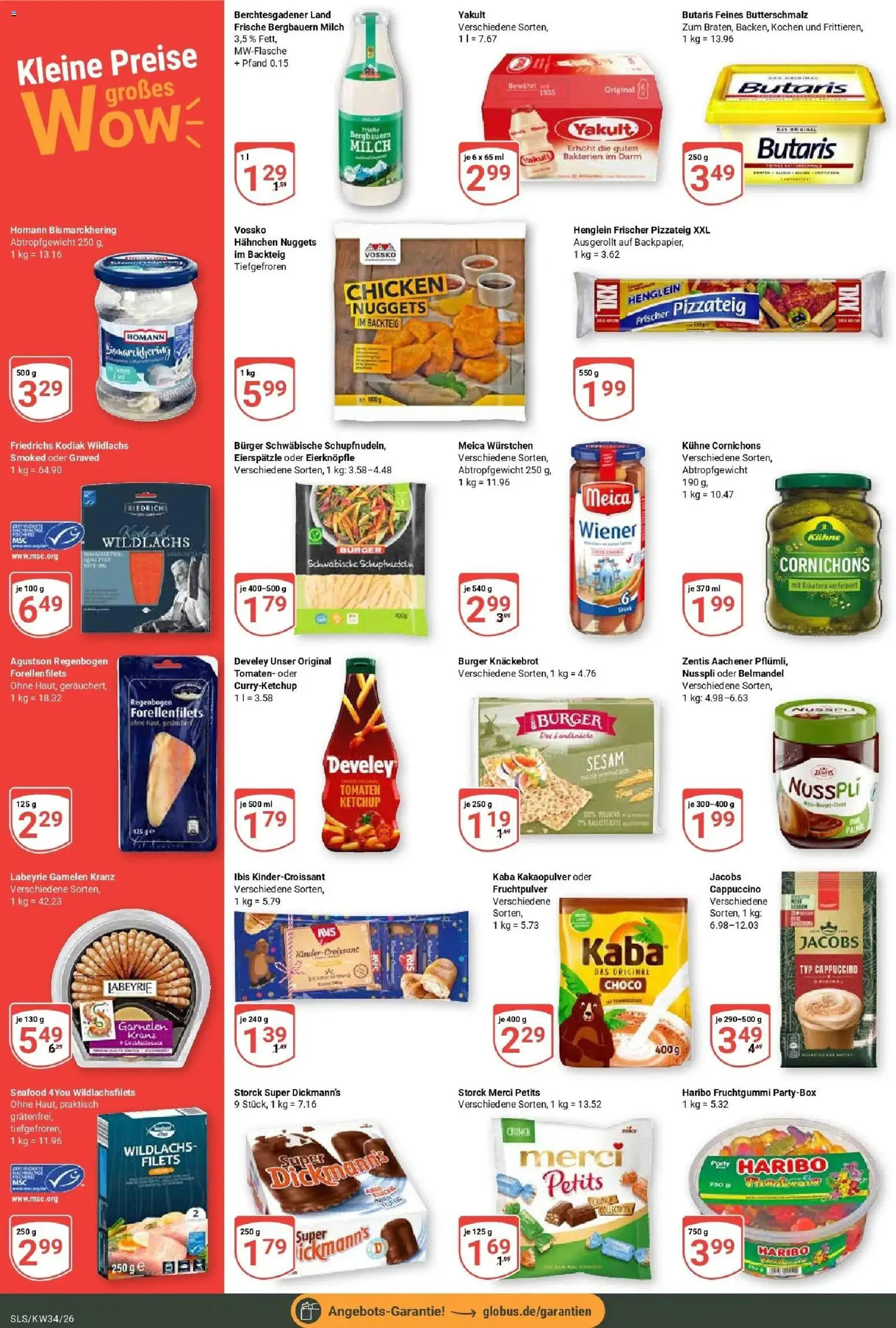 Globus Prospekt Saarlouis (ab 17.08.2026) » Angebote online | Seite: 4 | Produkte: Butterschmalz, Merci, Hahnchen, Meica