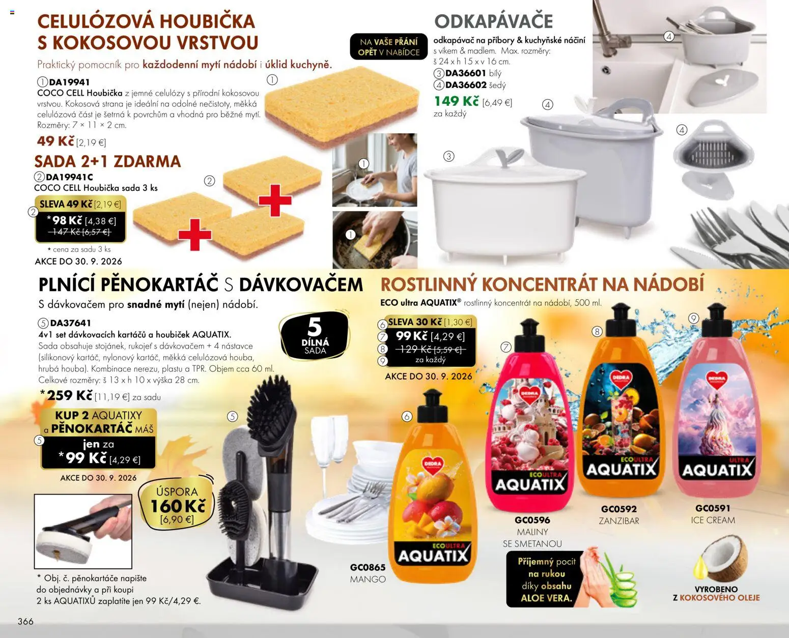 Nové Dedra akcie – leták je platný od 01.09.2026 | Strana: 66 | Produkty: Mango, Maliny