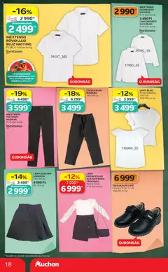 Auchan Iskolakezdés ajánlatok - amely érvényes a következő dátumtól: 2026.07.30. | Oldal: 18
