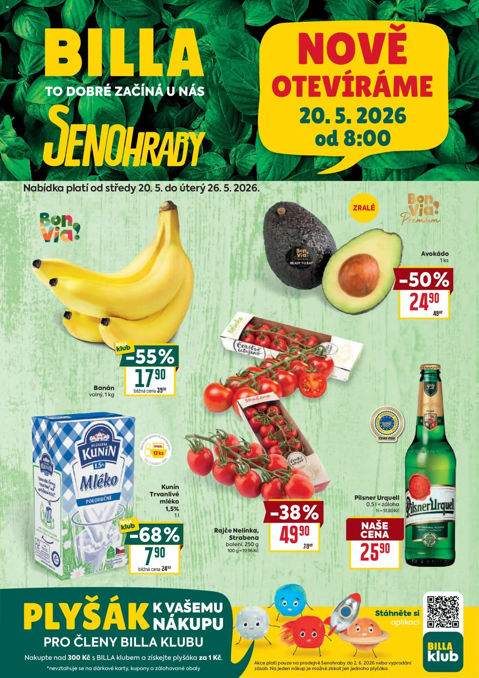 Billa leták - Senohraby  od 20.05.2026 | Strana: 1