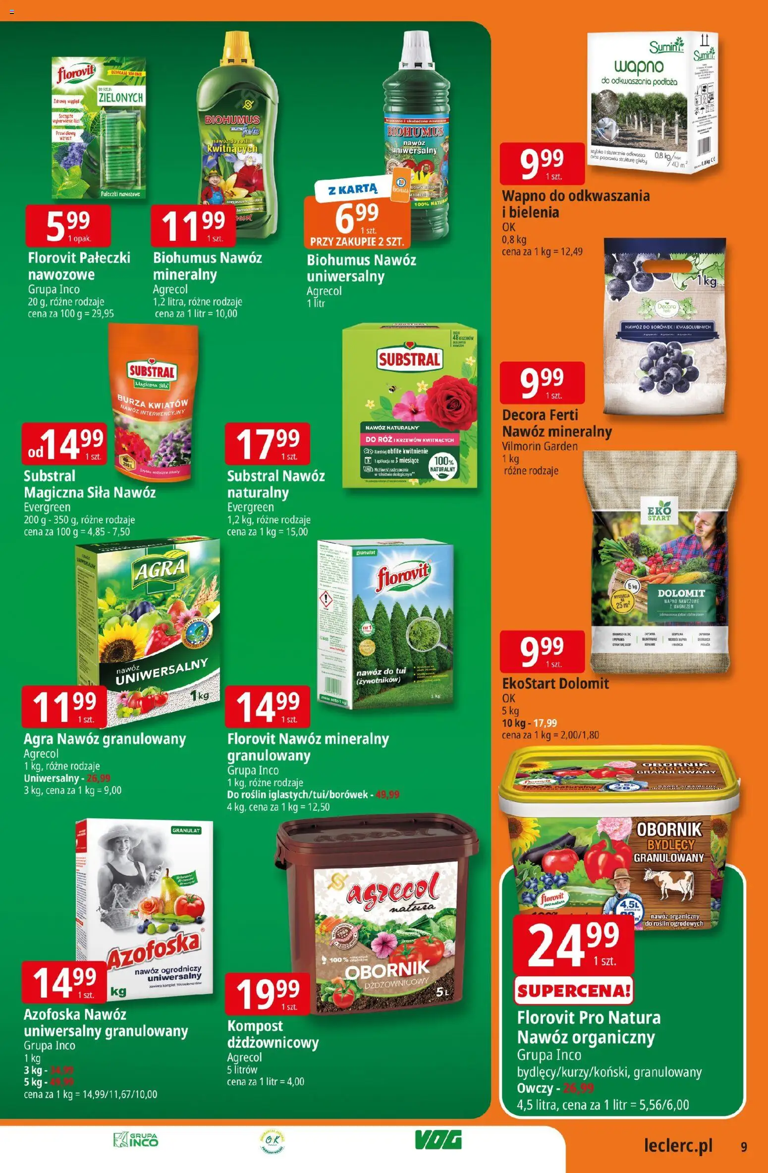 E.Leclerc gazetka - Wrocław od 10.03.2026 | Strona: 9 | Produkty: Karta, USB, Róż