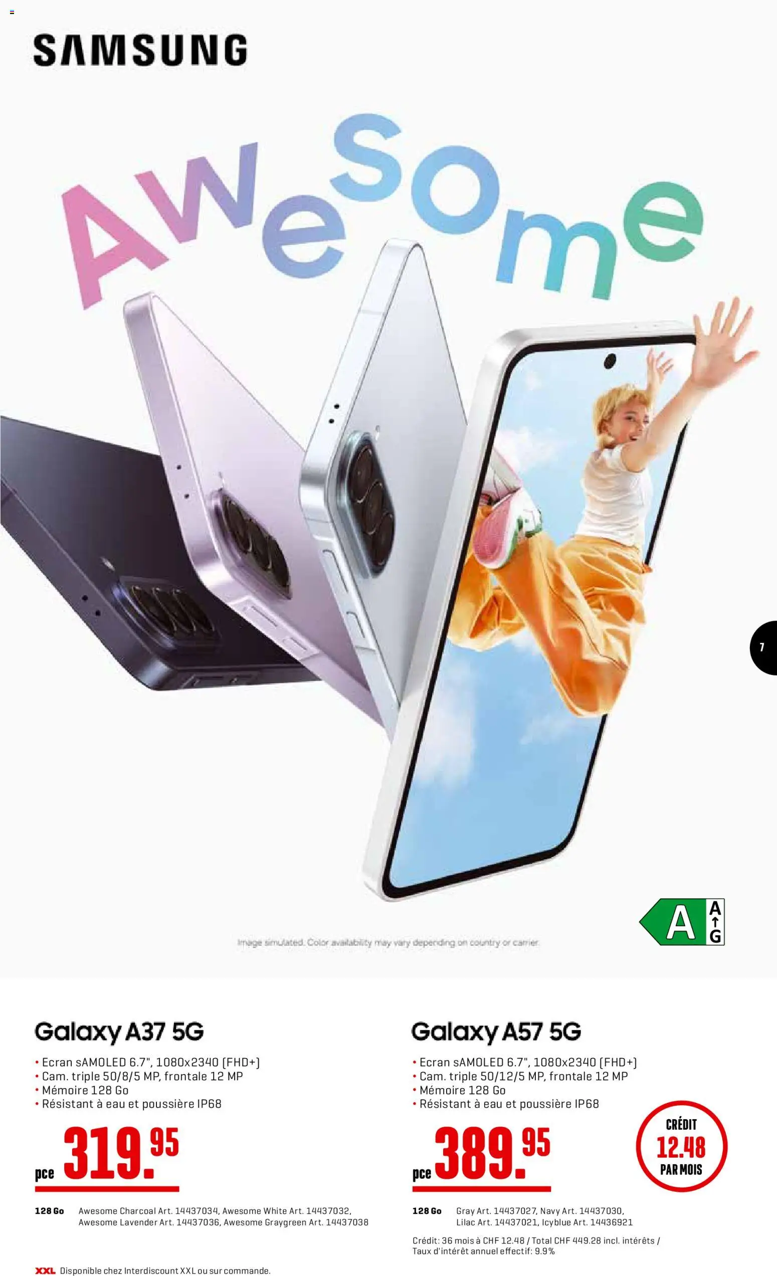 Interdiscount aktionen FR – gültig ab 06.04.2026 | Seite: 7 | Produkte: Samsung