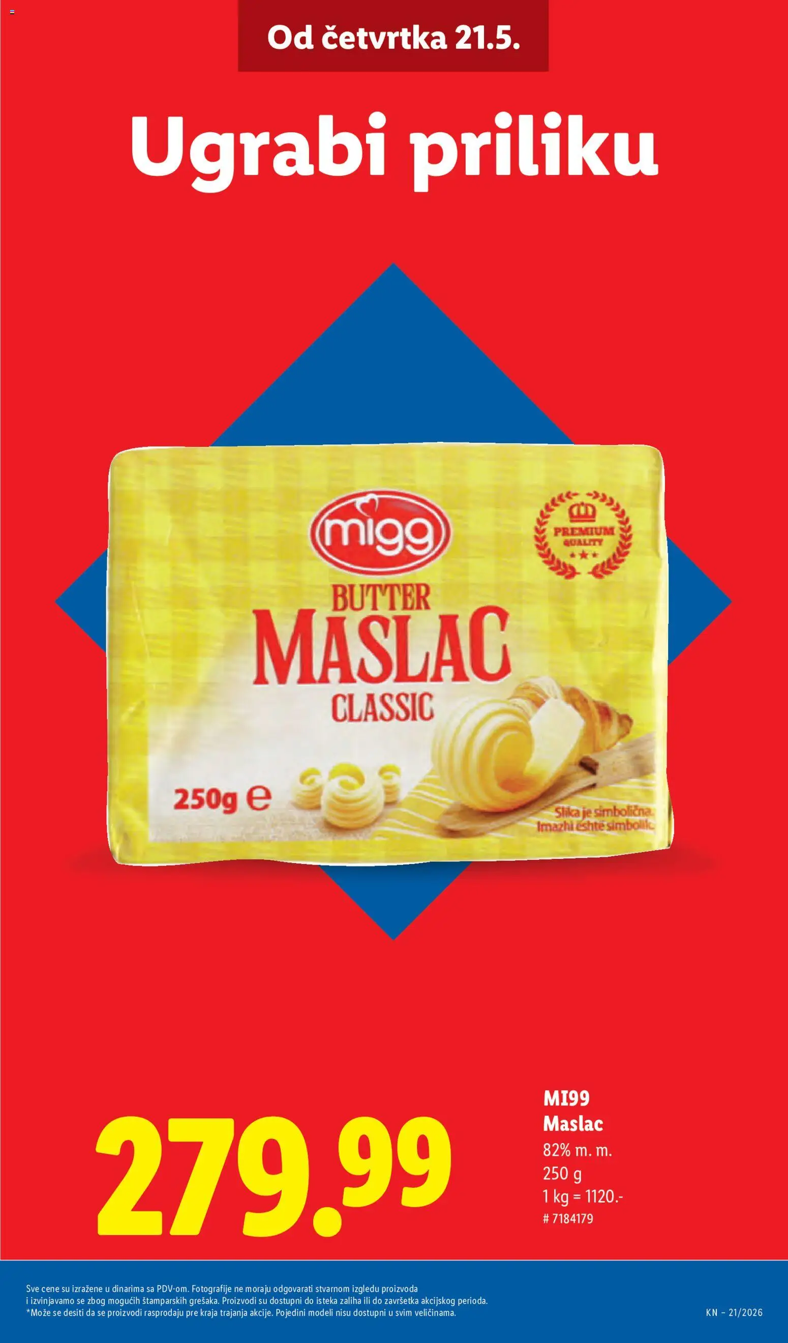 Lidl katalog - važi od 21.05.2026 | Strana: 5 | Proizvode: Maslac