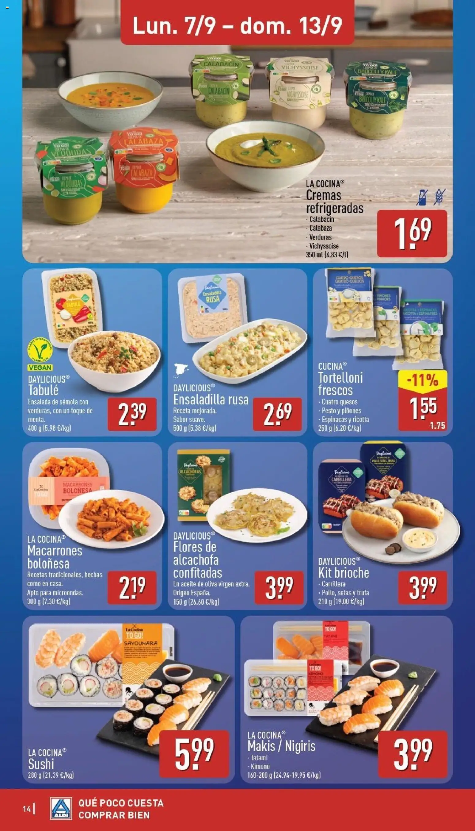 Aldi folleto Península │ válido desde el 07/09/2026 | Página: 14