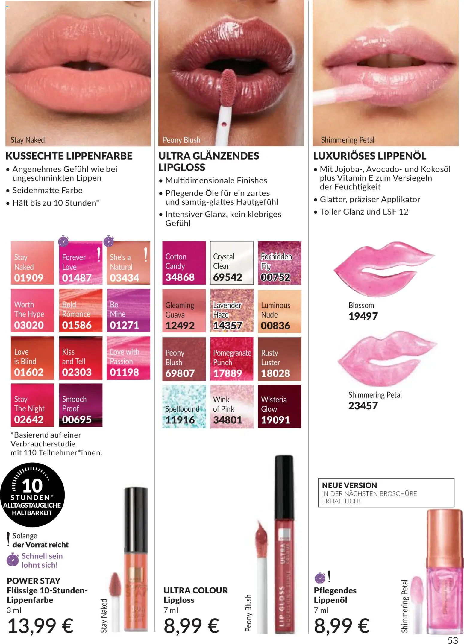 AVON Katalog Mai 2026 – gültig ab 01.05.2026 | Seite: 64 | Produkte: Lipgloss, Avocado, Blush