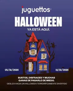 Vista previa Juguettos Halloween válido desde el 09/10/2026
