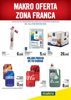 Vista previa Makro Ofertas Zona Franca válido desde el 04.05.2026