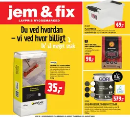 Jem & fix - Tilbudsavis uge 32 gyldig fra 02/08/2026