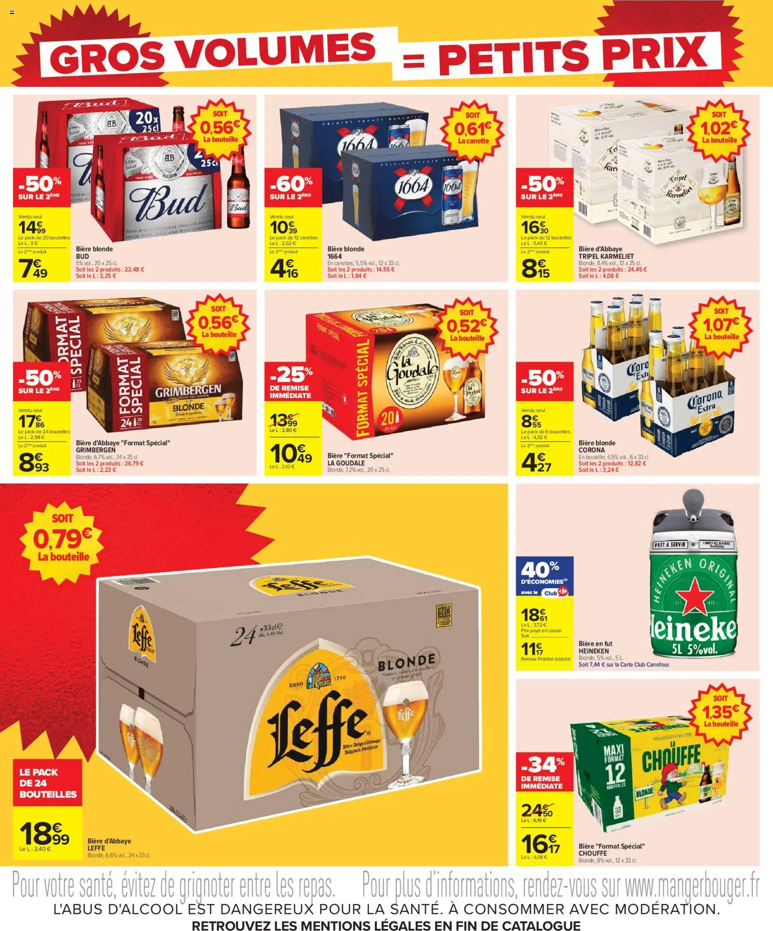 {H1} | Page: 2 | Produits: Goudale, Fut Heineken, Bière blonde, Bière