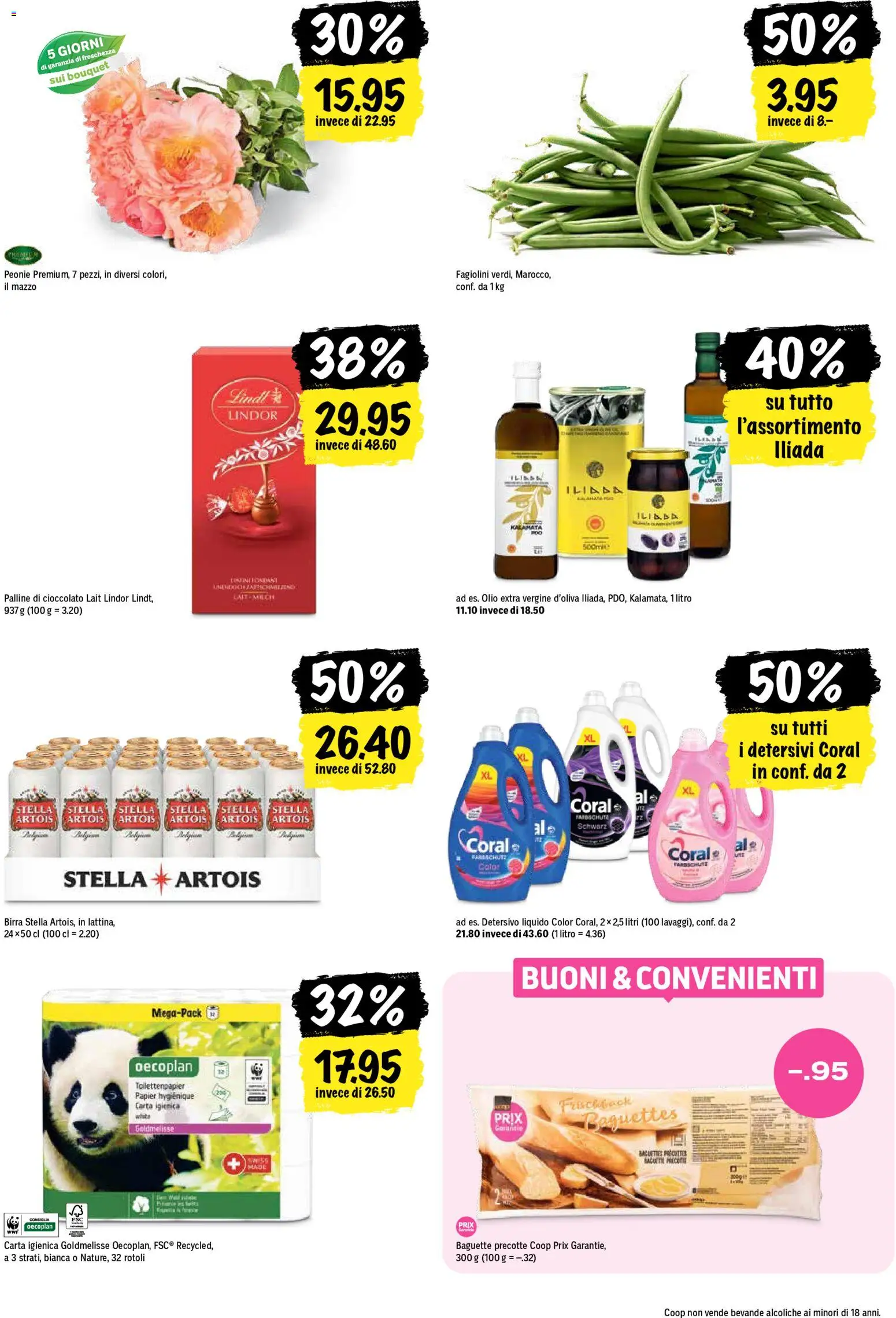 Coop aktionen IT – gültig ab 11.06.2026 | Seite: 22 | Produkte: Baguette, Milch, Toilettenpapier