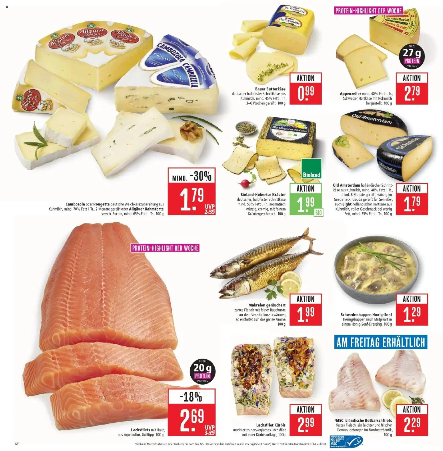 Marktkauf Prospekt Heidenheim (ab 28.09.2026) » Angebote online | Seite: 8 | Produkte: Käse, Gouda, Kürbis, Fleisch