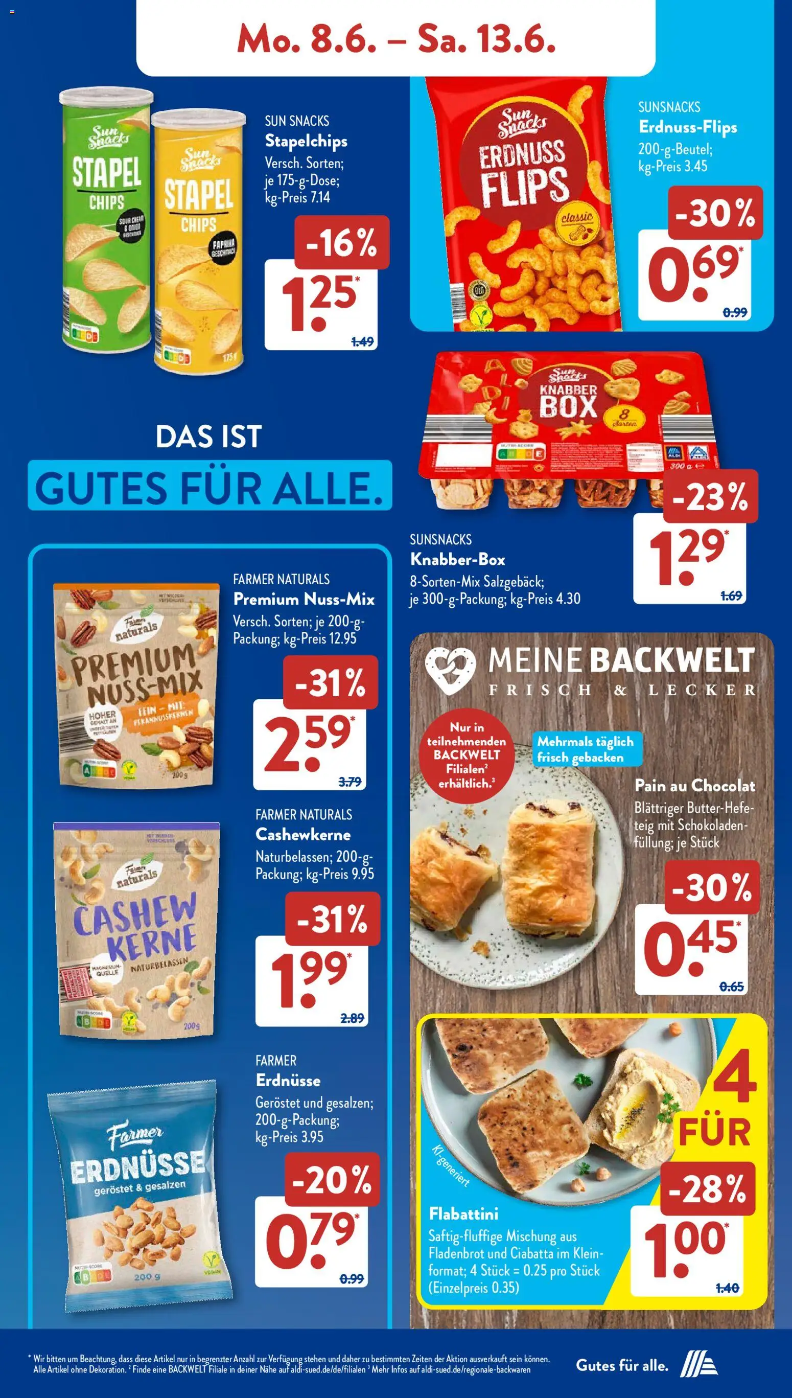 Aldi Süd Prospekt – gültig ab 08.06.2026 | Seite: 8 | Produkte: Belavi, Blumenerde, Solarleuchte, Bekleidung
