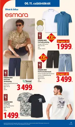 ESMARA MEN Férfi póló, Anyaga: 100% pamut - amely érvényes a következő dátumtól: 11.06.2026 | Oldal: 3