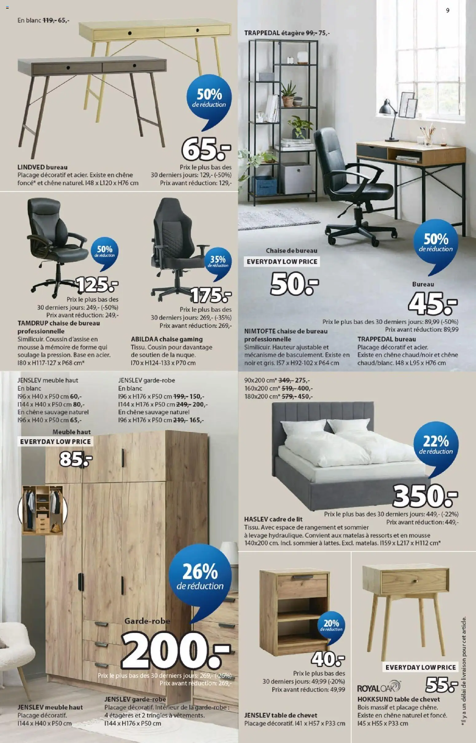 {H1} | Pagina: 9 | Producten: La, Bureau
