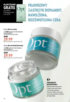 Pogląd oferty "Oriflame Katalog 11 2026" - ważna od 29.07.2026 | Strona: 28 | Produkty: Płatki, Krem