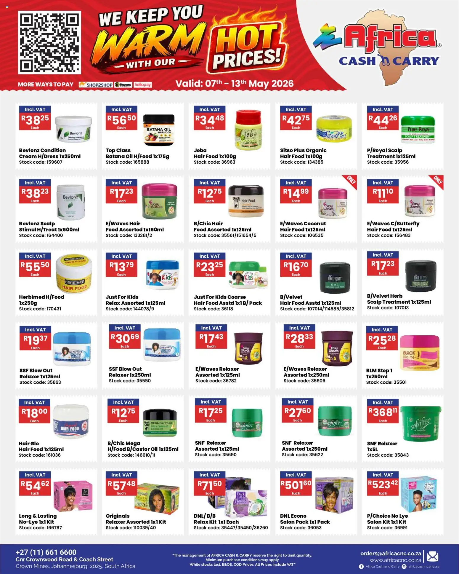 Africa Cash & Carry Specials | 07/05/2026 | How to get a limited discount? Save today! | South Africa