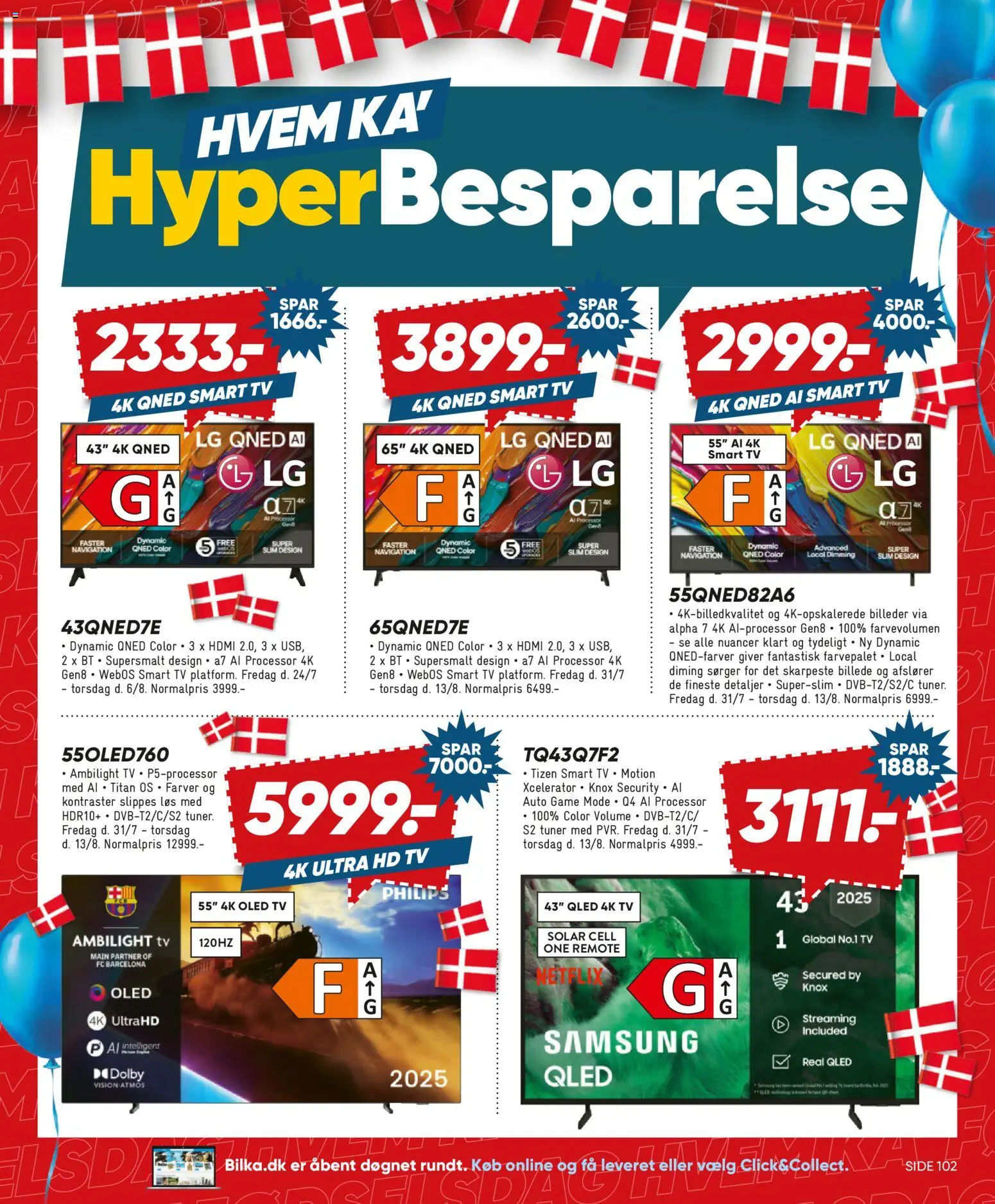 Bilka tilbudsavis – gyldig fra 31/07/2026 | Side: 11 | Produkter: Processor, Smart TV, TV, Navigation