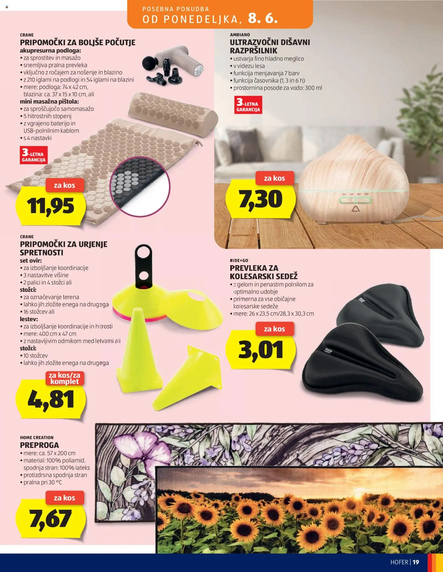 Hofer SI katalog | vrijedi od 03.06.2026 | Stranica: 19 | Proizvodi: Med