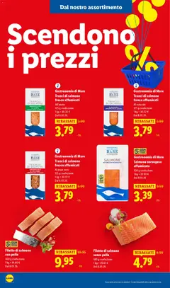 Anteprima del volantino Gastronomia di Mare Tranci di salmone fresco affumicati, All'aneto, 125 g confezione valido a partire dal 08.01.2026 | Pagina: 16 | Prodotti: Salmone affumicato, Salmone, Salmone fresco, Pepe