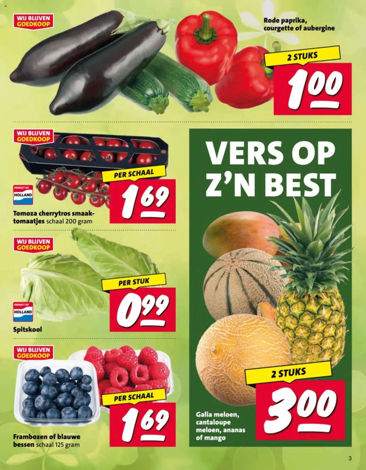 {H1} | Pagina: 3 | Producten: Schaal, Antipasti, Mango, Frambozen