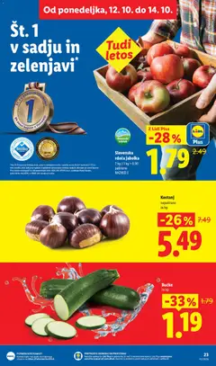 Lidl katalog akcije – veljaven od 08.10.2026 | Stran: 43 | Izdelki: Jabolka, Sadje