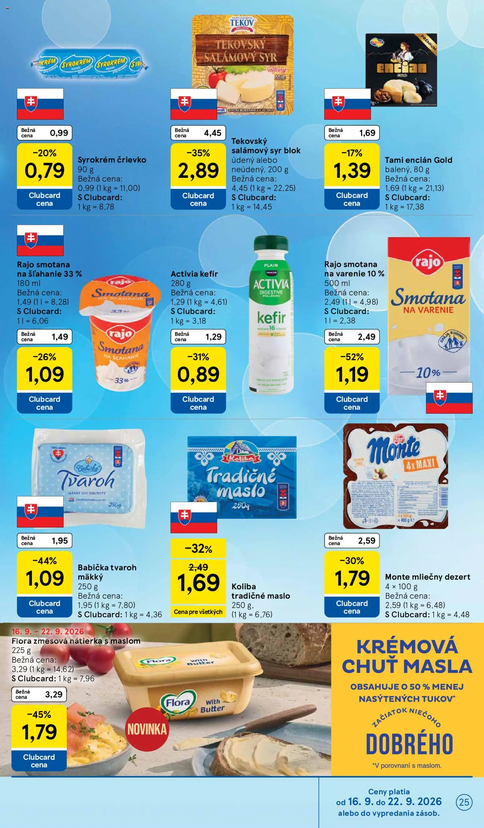 Nové Tesco akcie – leták je platný od 16.09.2026 | Strana: 25