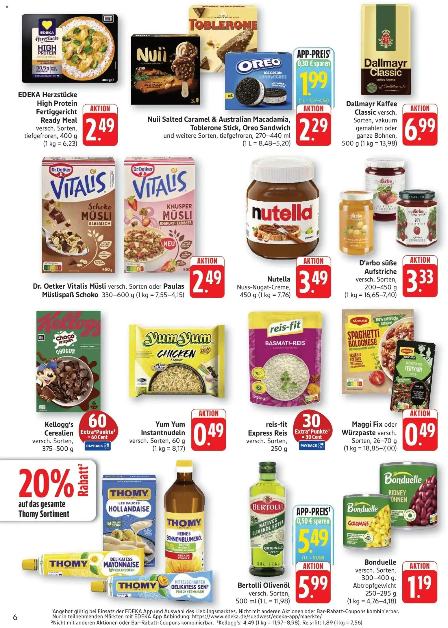 Edeka Prospekt Kröppen (ab 17.08.2026) » Angebote Online | Seite: 6 | Produkte: Basmatireis, Maggi, Mayonnaise, Reis