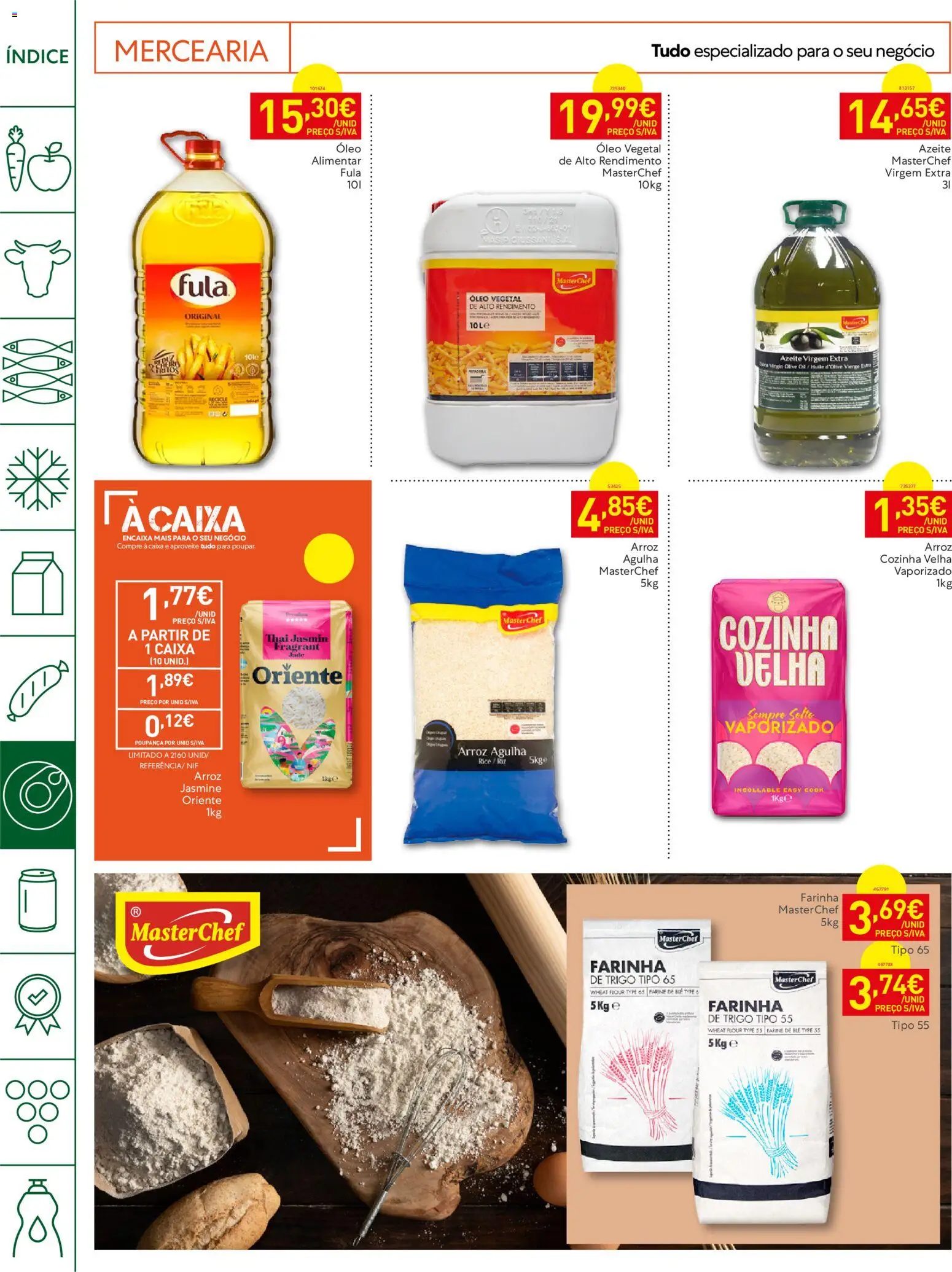 Recheio Horeca Madeira │ válido de 15/09/2026 | Página: 14 | Produtos: Mercearia, Caixa, Arroz, Azeite virgem extra