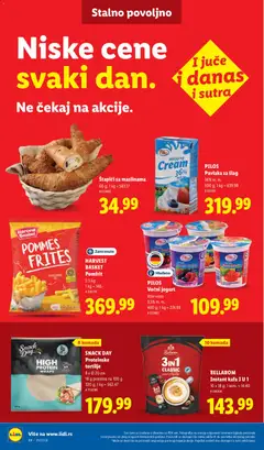 HARVEST BASKET Pomfrit, Pomfrit 2,5 kg 1 kg = 148.- - pregled Lidl kataloga - važi od 24.09.2026 | Strana: 42