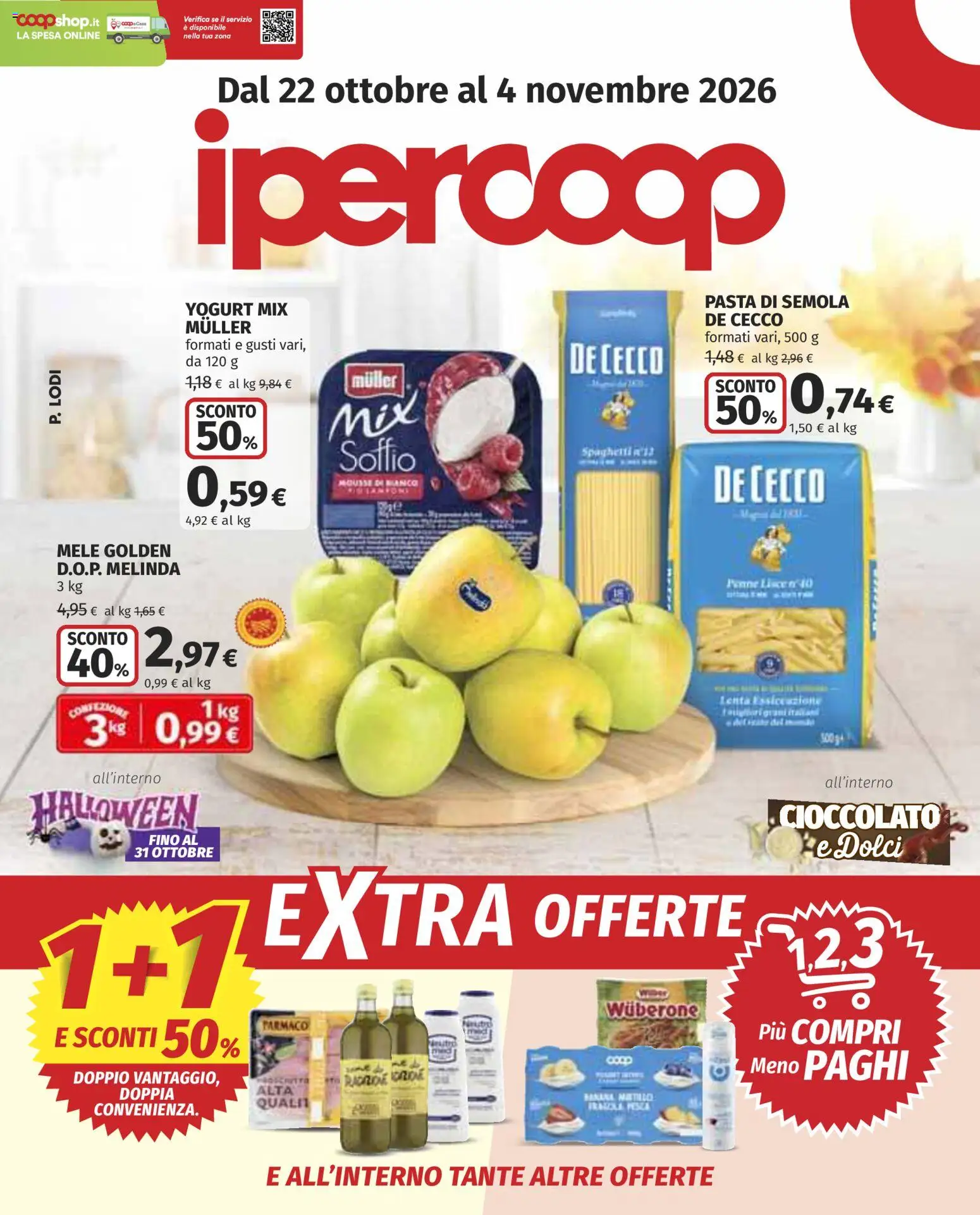 Volantino Ipercoop del 22/10/2026 | Pagina: 1