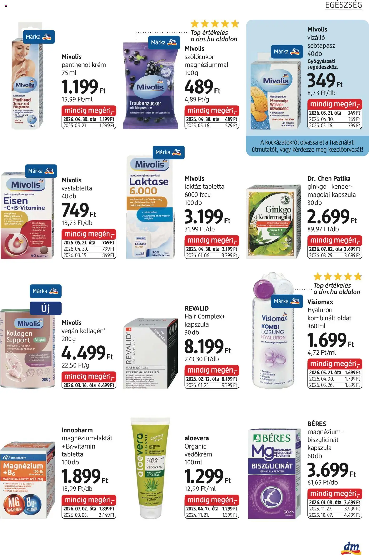 DM Drogerie Markt akciós ujság - amely érvényes a következő dátumtól: 2026.07.02. | Oldal: 21