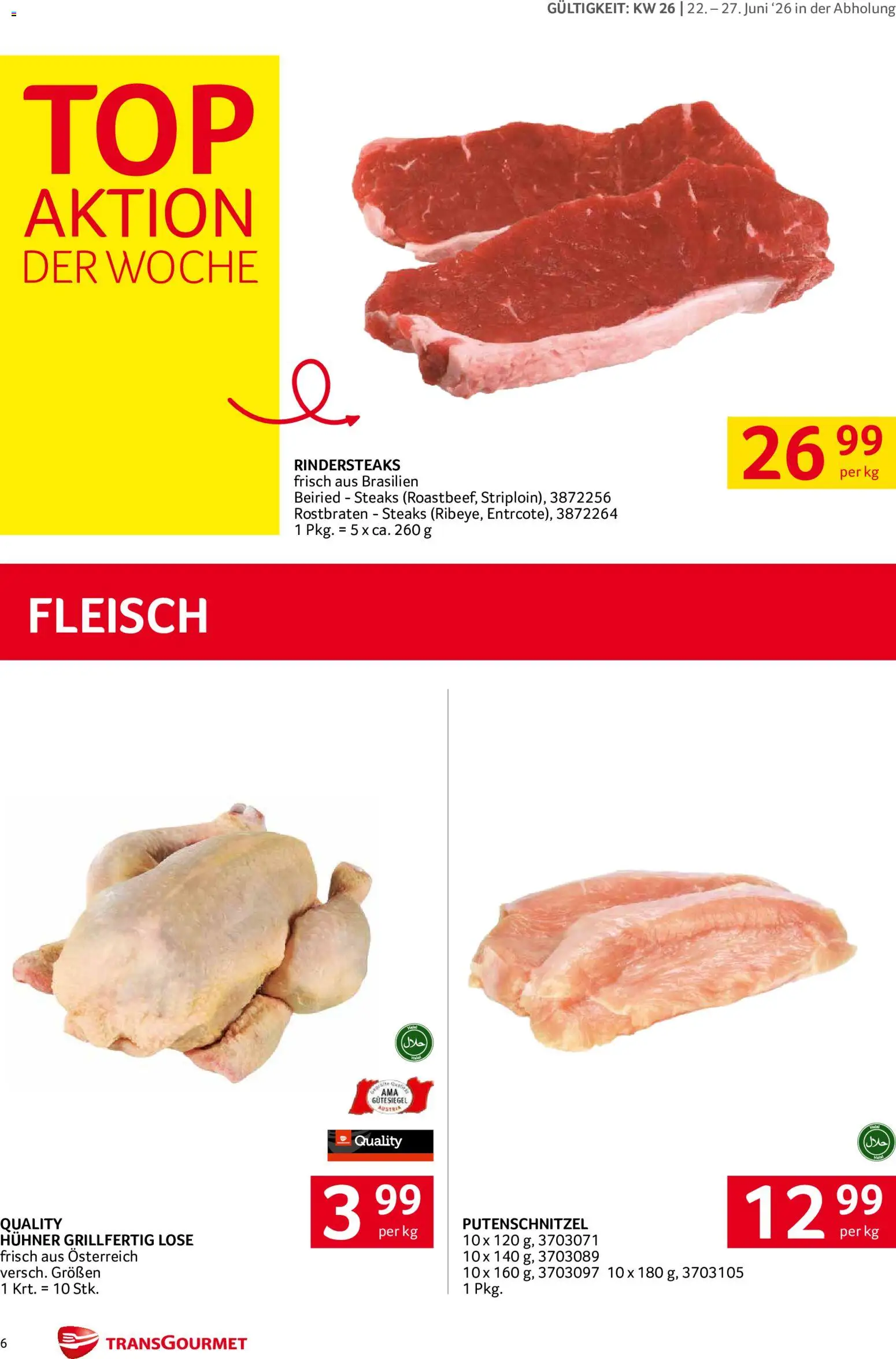 Transgourmet Flugblatt gültig ab 22.06.2026 | Seite: 6