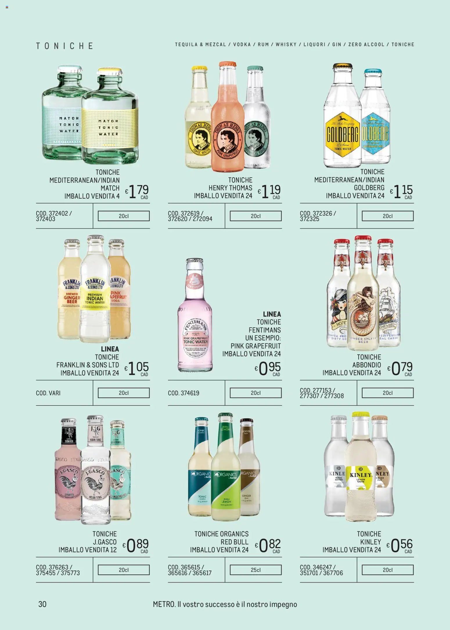 Volantino Metro del 14.05.2026 | Pagina: 30 | Prodotti: Gin, Vodka, Rum, Tequila
