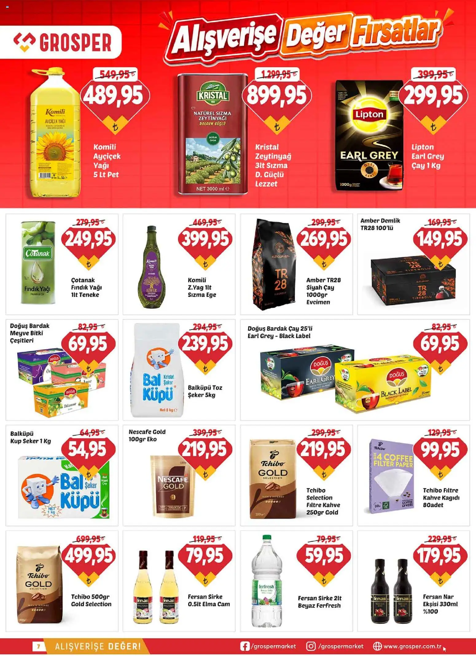 Grosper Katalog - 29 Temmuz 2026 tarihinden itibaren geçerlidir | Sayfa: 7 | Ürünler: Mercimek, Cin, Bezelye, Mısır