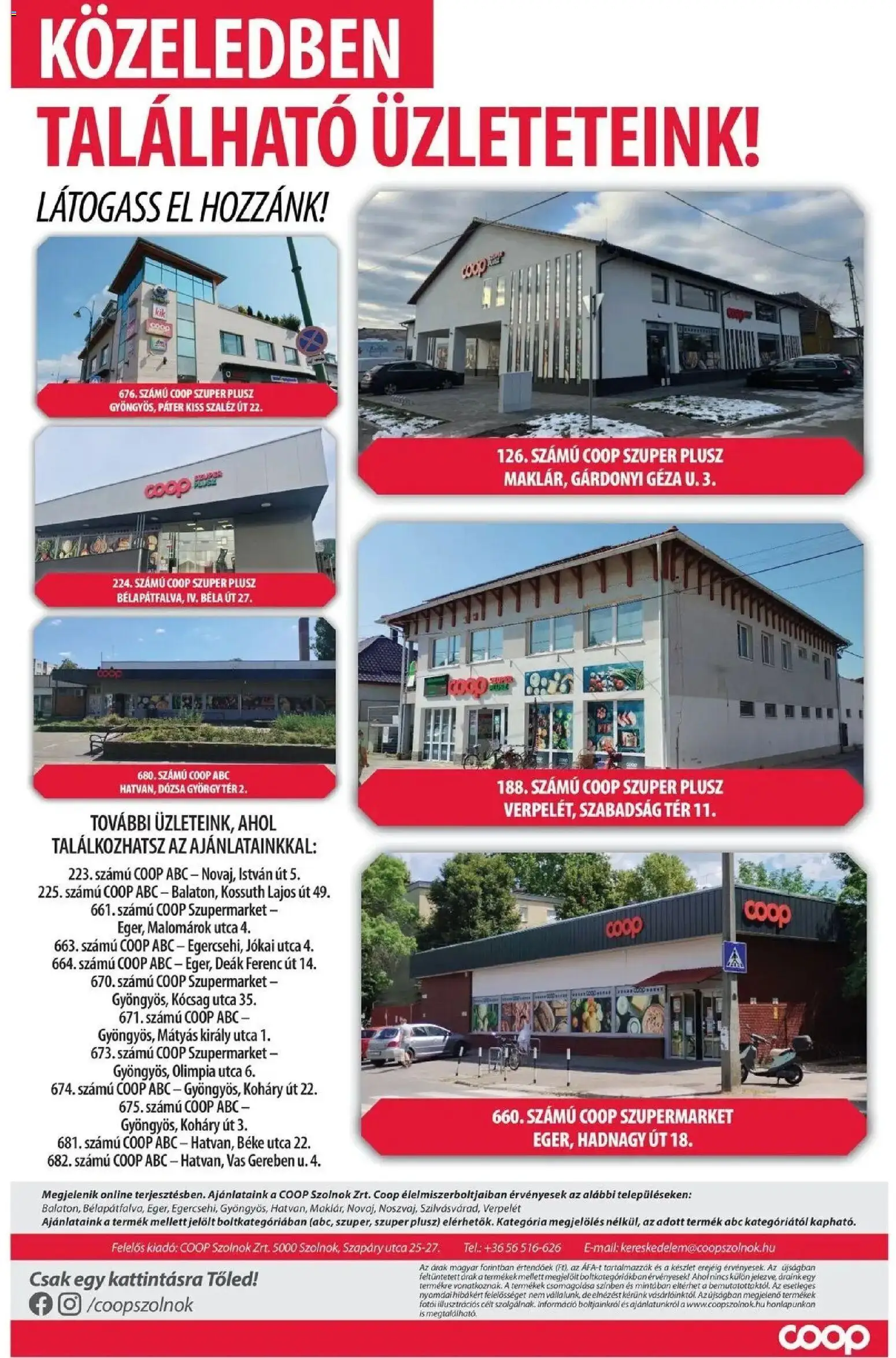 COOP Szolnok akciós újság Gyöngyös - 2026.09.17. -tól/töl > akció, lapozható szórólap 🛍️ | Oldal: 7 | Termékek: Vas