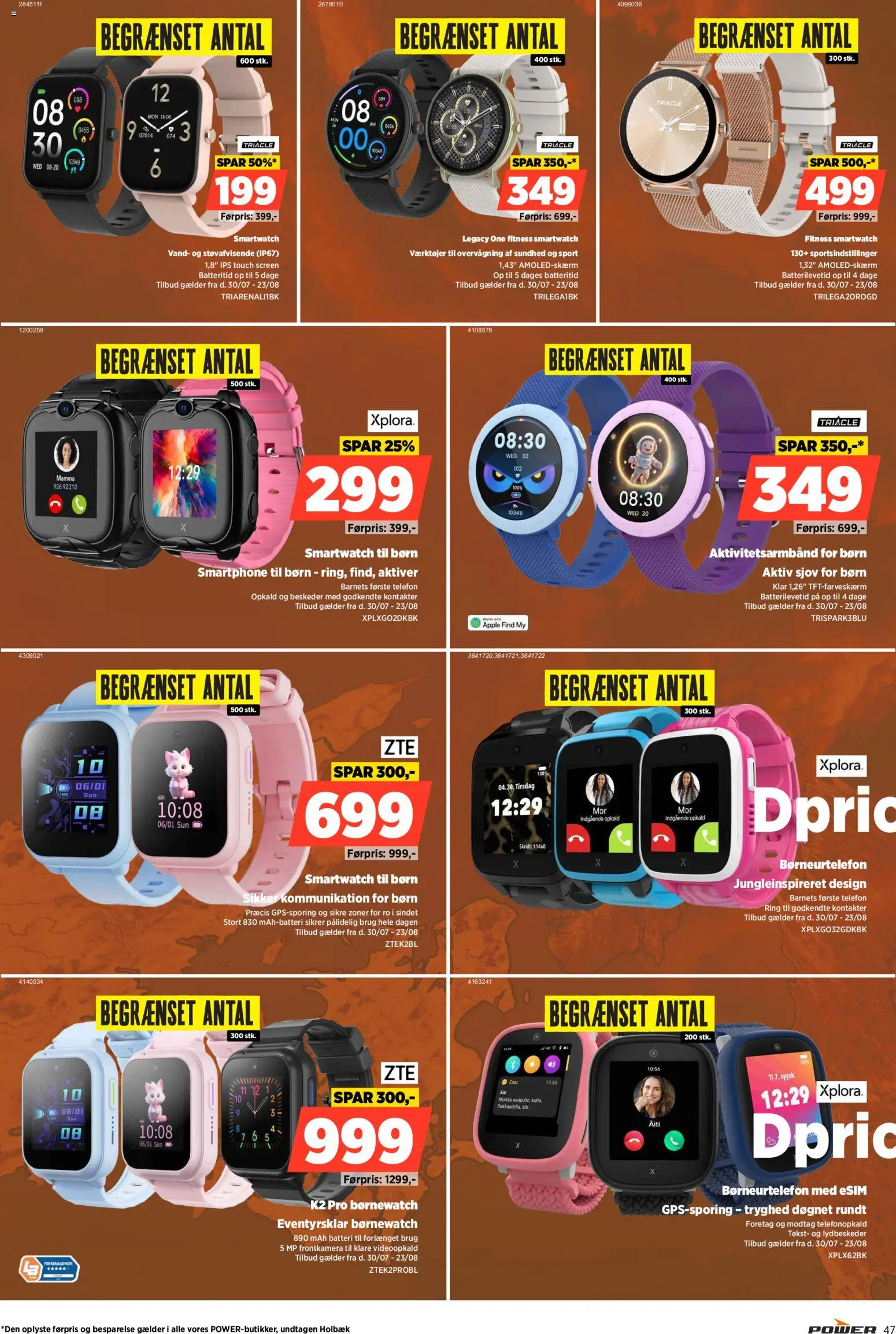 Power tilbudsavis – gyldig fra 14/08/2026 | Side: 47 | Produkter: Telefon, Smartphone, Batteri, Smartwatch