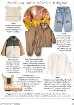 dm drogerie markt Family Magazin October 2026 ab 01.10.2026 gültig | Seite: 17 | Produkte: Jacke, Hose, Socken, Gummistiefel
