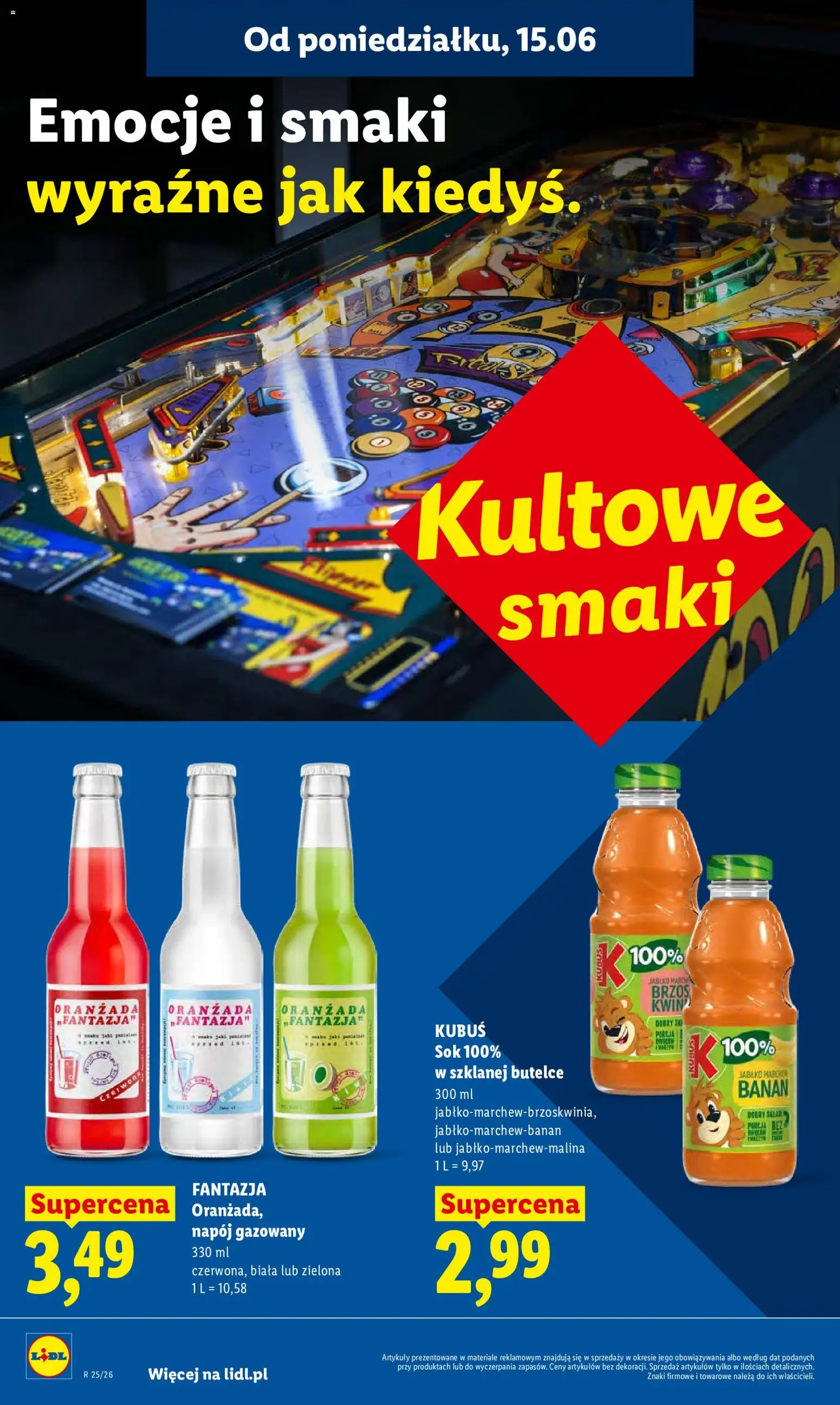 Lidl gazetka od 15.06.2026 | Strona: 44 | Produkty: Sok, Banan