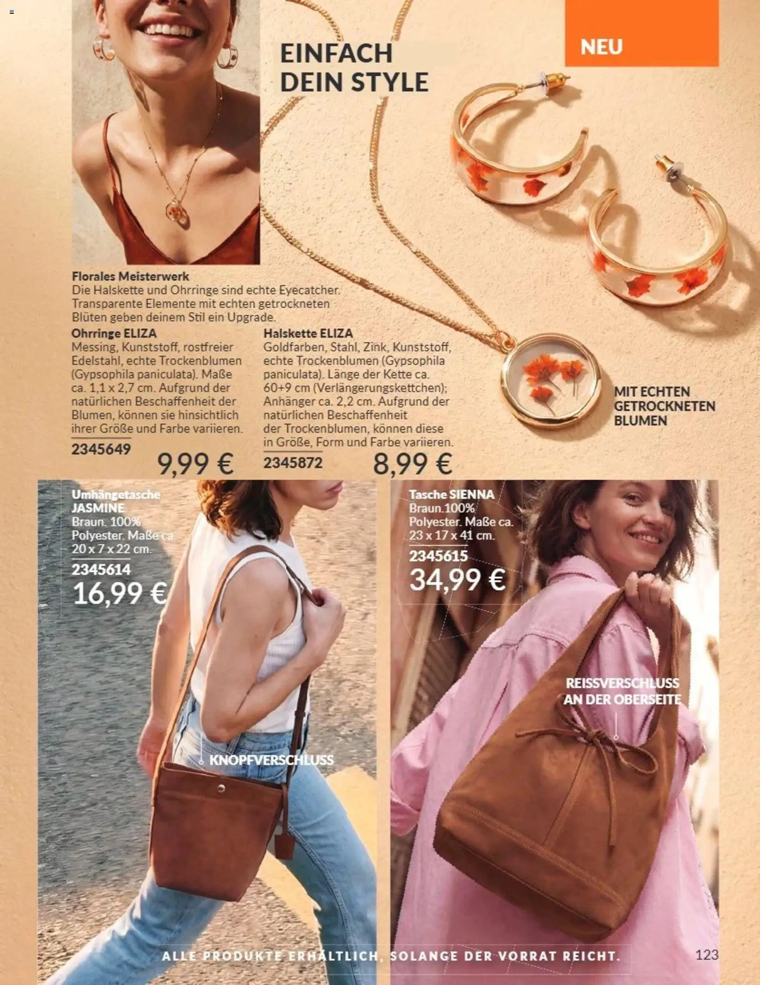 AVON Katalog August 2026 – gültig ab 08.08.2026 | Seite: 123 | Produkte: Tasche, Blumen