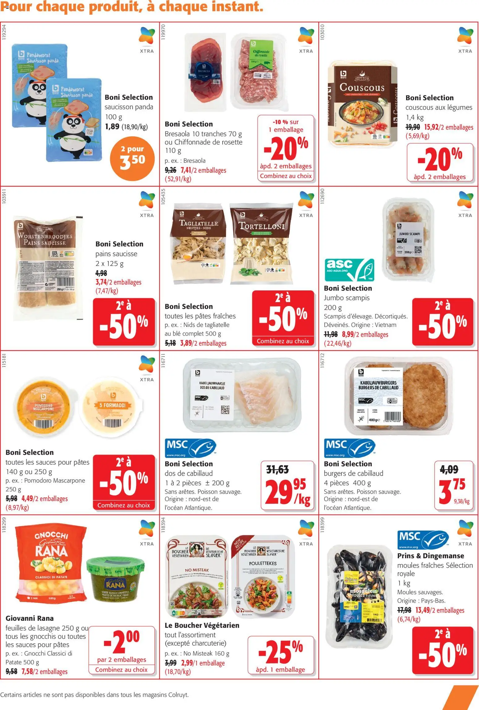 {H1} | Pagina: 9 | Producten: Mascarpone, Mosselen, Gnocchi, Knoflook