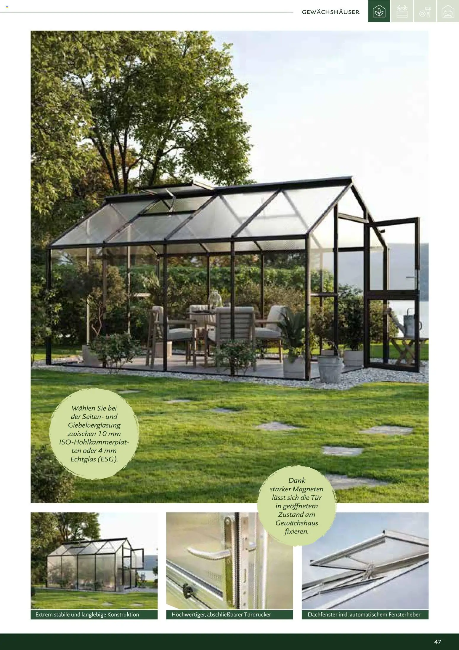 Dehner KGT – Kreative Gartentechnik – gültig ab 01.01.2026 | Seite: 47 | Produkte: Tür