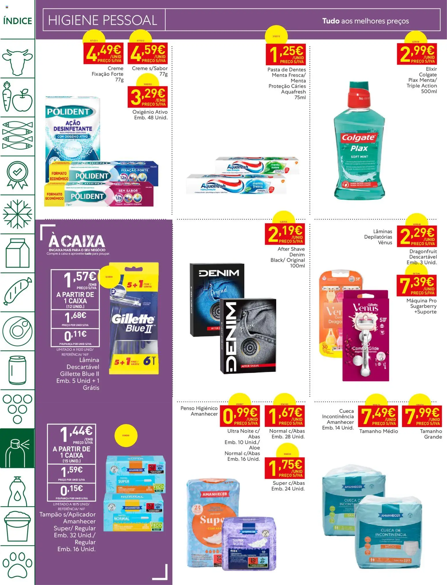 Recheio folheto Madeira │ válido de 25/08/2026 | Página: 32 | Produtos: Pasta de dentes, Caixa, Creme