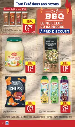 Aldi - Prévisualisation de TRADER JOE'S, GRAINES POUR SALADE, Graines de tournesol, de courge et pignons de pin. valide à partir de 04/08/2026 | Page: 34 | Produits: Barbecue, Mayonnaise, Œufs, Chips
