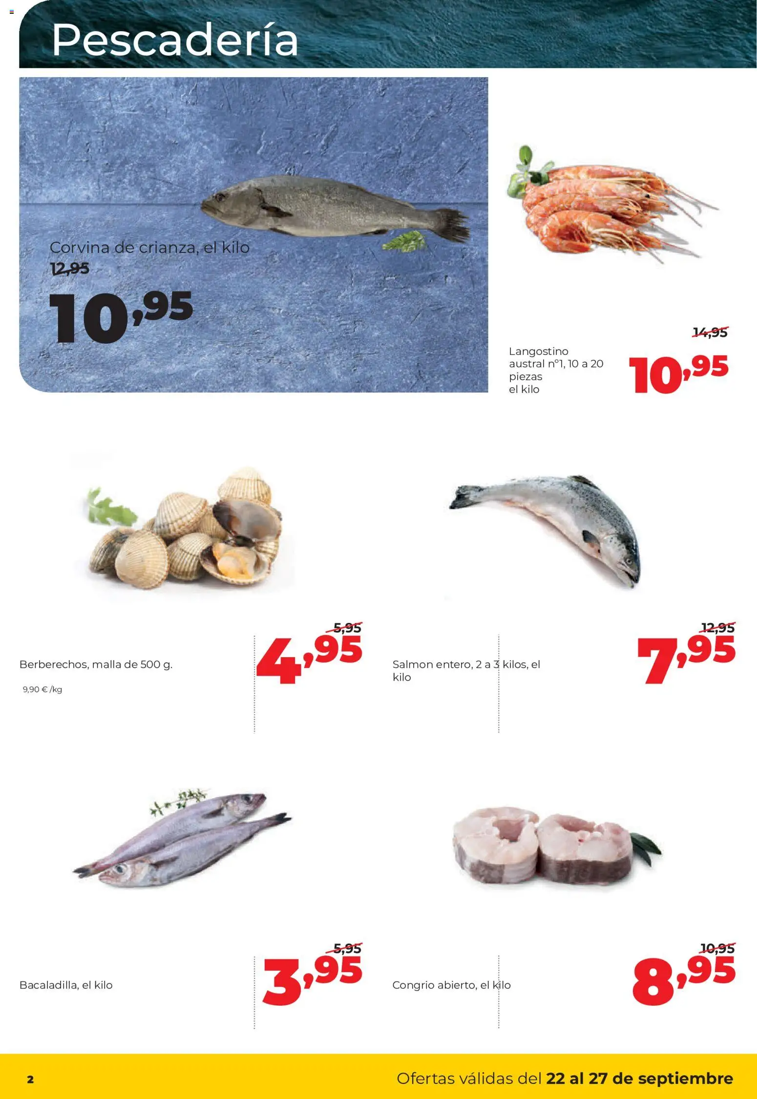 Alimerka folleto Castilla y León │ válido desde el 21/09/2026 | Página: 2 | Productos: Salmón, Langostino