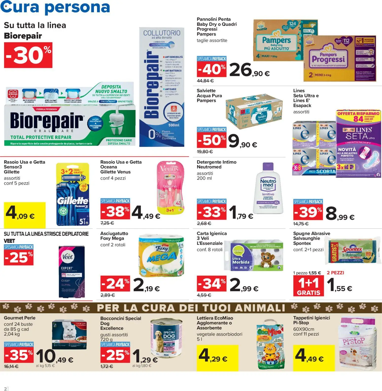 Volantino Carrefour del 16.06.2026 | Pagina: 26 | Prodotti: Pannolini, Carta igienica, Data, Asciugatutto