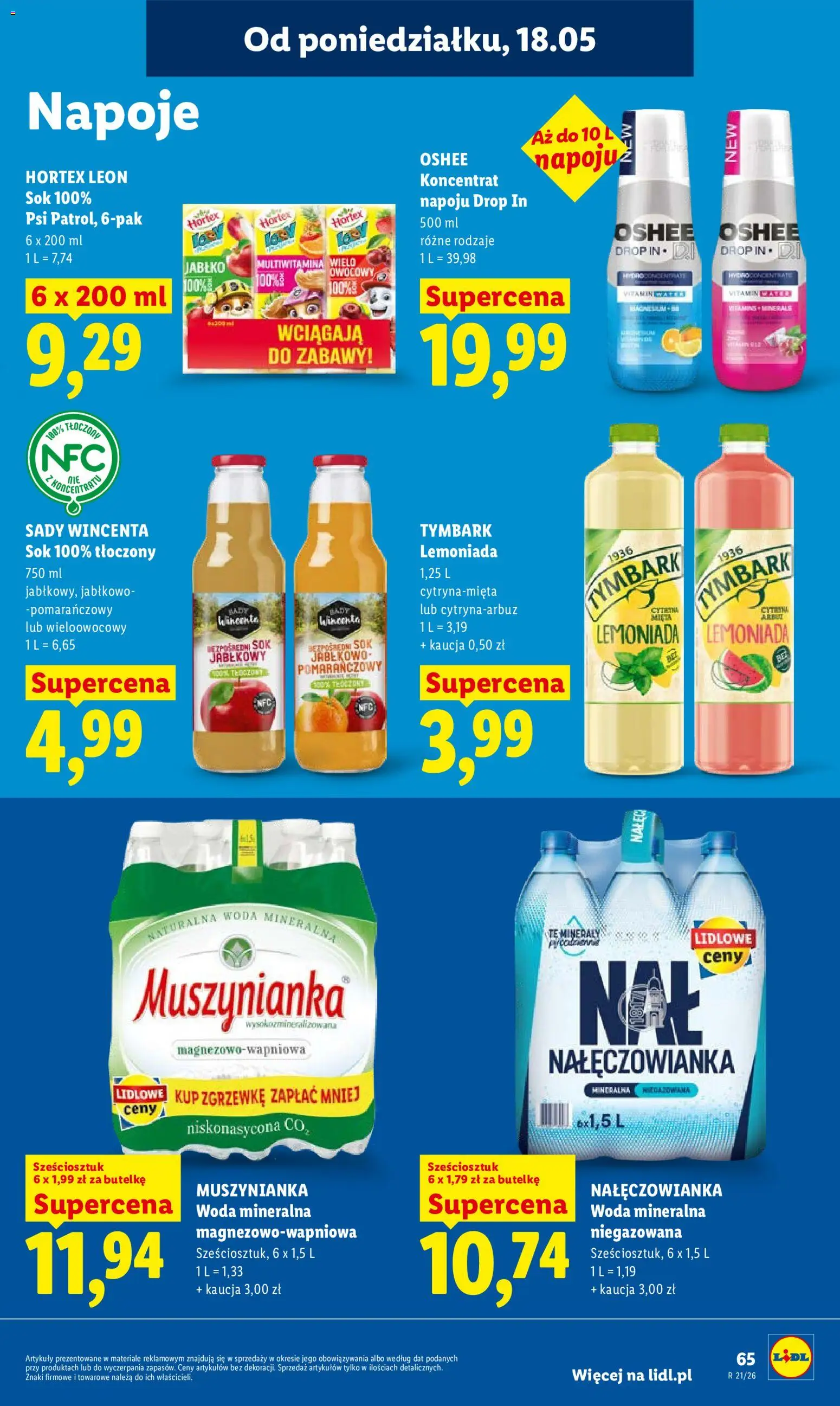 Lidl Polsko leták od 18.05.2026 | Strana: 67 | Produkty: Minerály