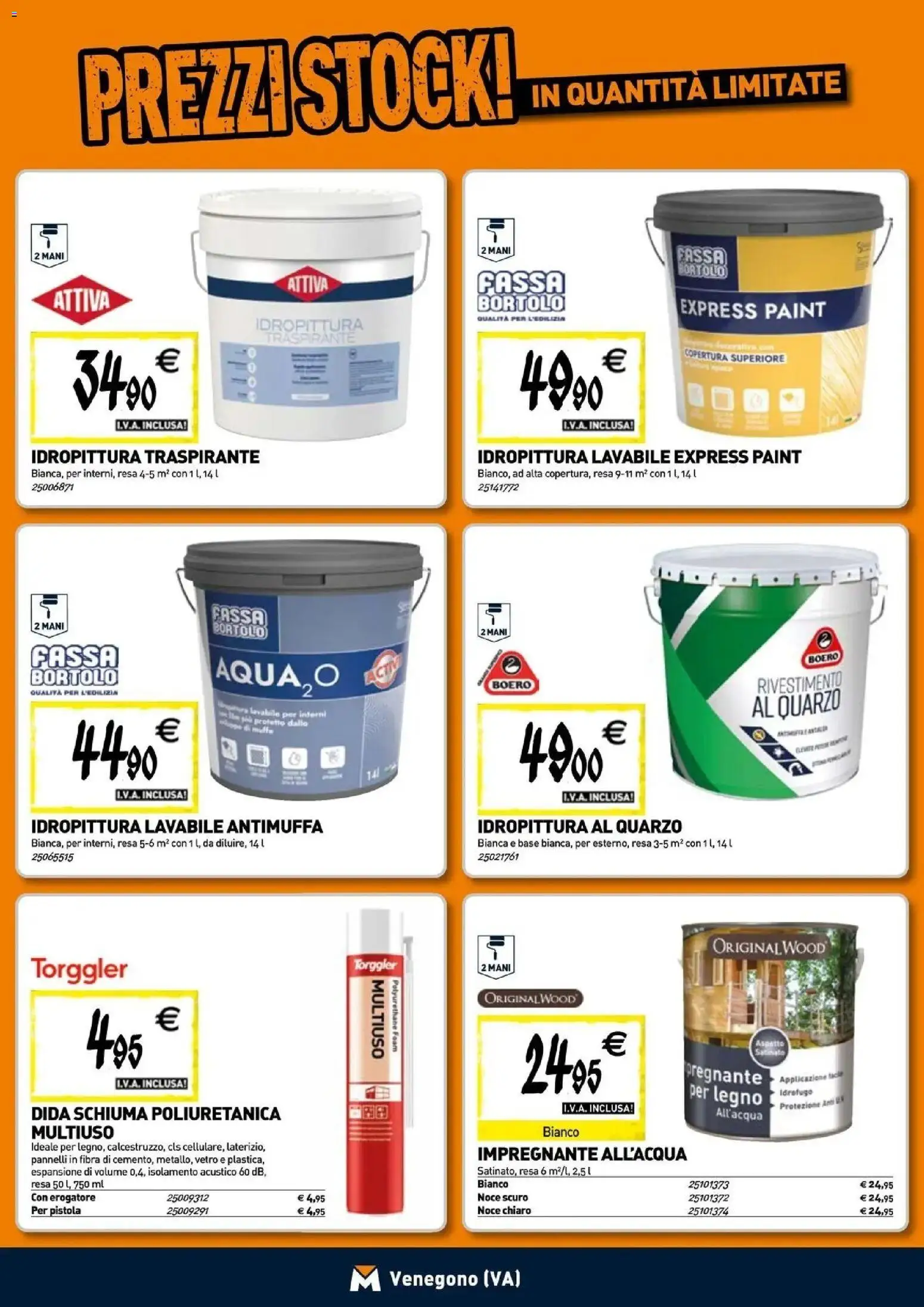 Nuovo TECNOMAT - Straordinari prezzi stock! dal 24/09/2026 > offerte anteprima 🛍️ | Pagina: 13 | Prodotti: Schiuma, Impregnante