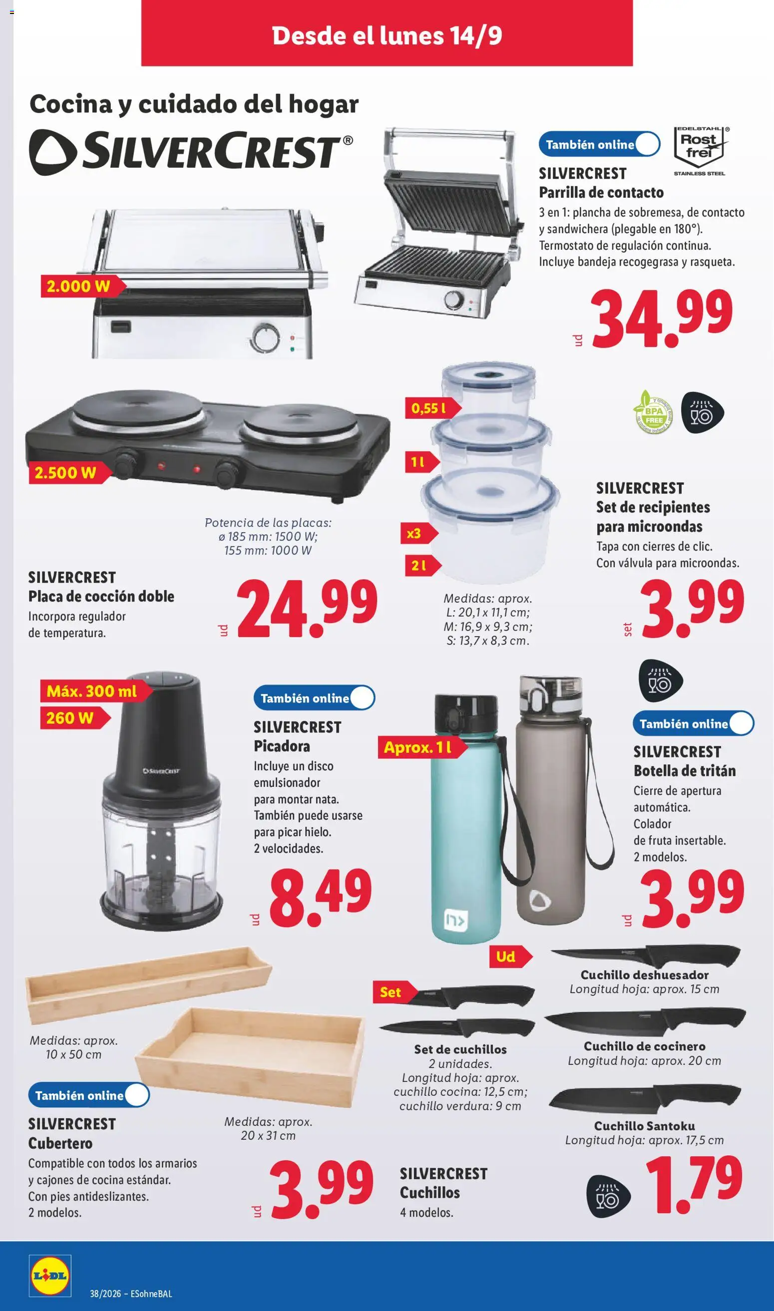 Lidl folleto de bazar │ válido desde el 14/09/2026 | Página: 8